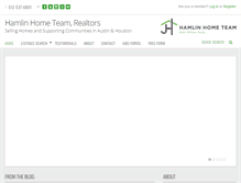 Tablet Screenshot of hamlinhometeam.com